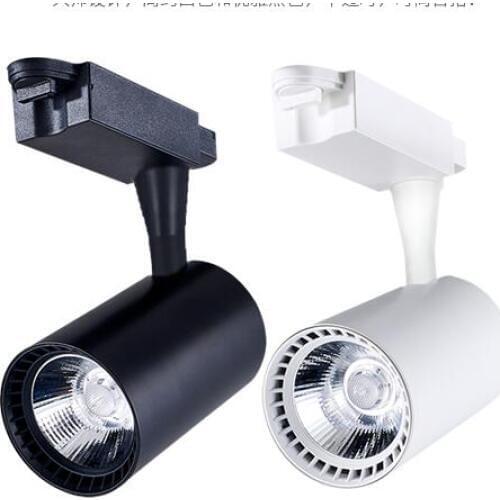 Spot Led Track Light Dimmable 20W 30W 3000K 4000K 6000K Rail Led Spot Lights Clothing Store Lighting White Black 110V 220V