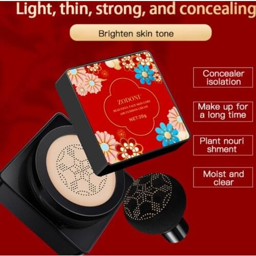 Mushroom Head Air Cushion Moisturizing Foundation Air-permeable Natural Brightening Makeup BB Cream Concealer Make Up TSLM1