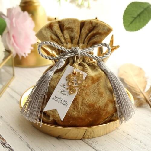 Velvet Gift Bag Packing Bags 11x14cm Gift Bags Wedding Birthday Party Candy Chocolate Bags Wedding Candy Boxes Jewelry Gift Case