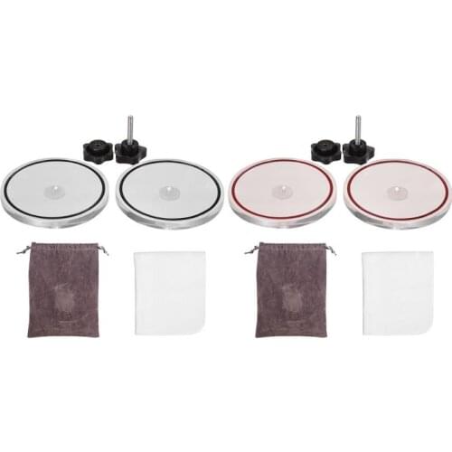 LP Vinyl Record Cleaner Clamp Vinyl Record Lable Saver Protector Waterproof Acrylic Clean Tool U1JA