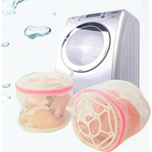 Women Lingerie Bra Washing Bag Foldable Protecting Mesh Bag Clothing Underwear Home Organizer Useful Mesh Net Zipper Laundry Bag