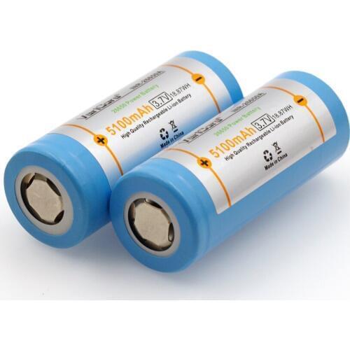 1 pc. Varicore 26650 lithium battery, 3.7 V 5100 mAh, 26650 rechargeable battery, 26650-50a suitable for flashlight
