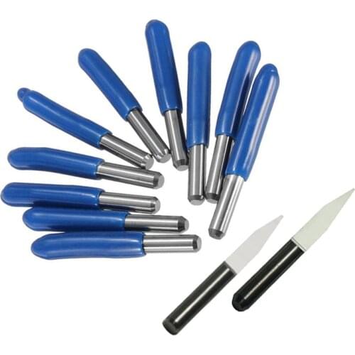 V Shape Flat Bottom Knife CNC wood PCB cutting machine bit tools 3.175mm for engraving router