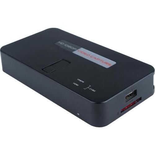 1080P 30fps HDMI Video audio capture card. HDMI /AV/Ypbpr Video Capture Recorder Box into USB Drive/SD Card For game equipment
