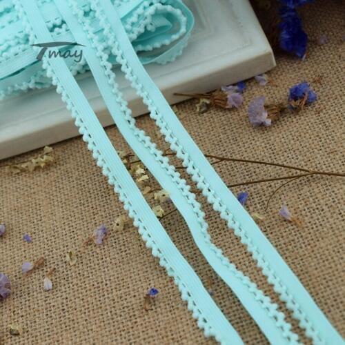 #1386 Pilling/Plush balls Edge Elastic Bands rubber band For Underwear Pants Rubber Clothes Stretch Lace Trim Ribbon Decorative