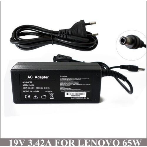 19V3.42A 65W Notebook AC Adapter Battery Charger Universal Laptop Charger Power Supply Cord For Lenovo g550 g560 g555 g560 y450