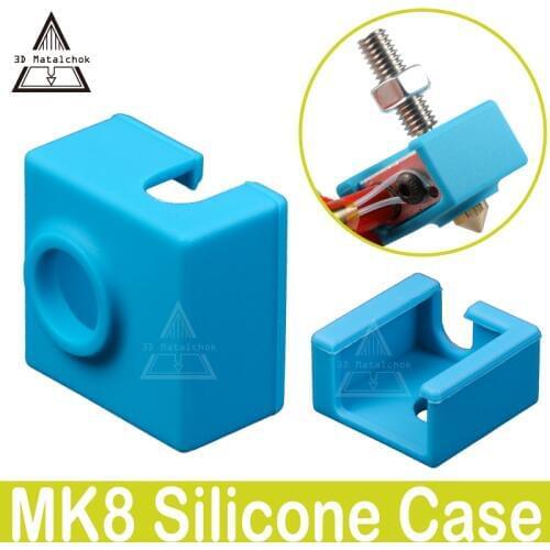 MK8/MK9 Assembled Extruder Hot End silicone sock for Anet A8 Prusa i3 CR10 3D printer aluminum heating block Nozzle