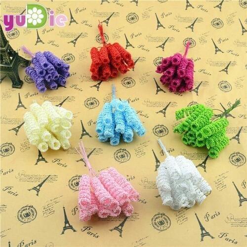 Free Shipping 3.5cm head Multicolor spring foam flower Bouquet artificial flowers for box decoration(144pcs/lot)