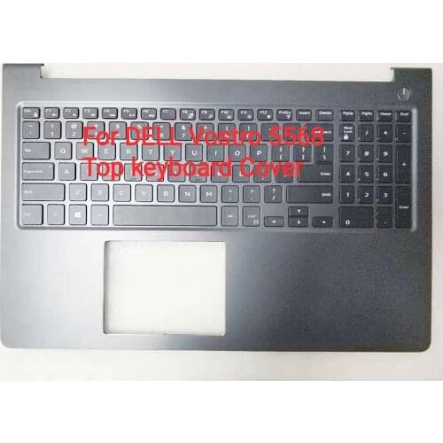 New laptop shell For Dell Vostro 15 5568 V5568 Dark gray Palmrest Upper Case/Bottom case cover keyboard 0HJP49 0FCN57 JD9FG P62F