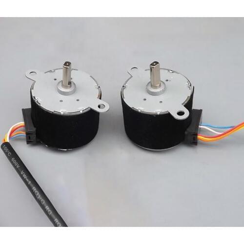 1 Pair 4-phase 35 Stepper Motor DC12V 200Ω 7.5° Gear Motor Permanent Magnetic Reduction Ratio 1:42.5 Stepping Electric Machine