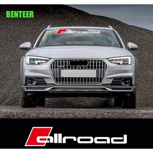 Allroad Car Front Windows Sticker For Audi A4 A6