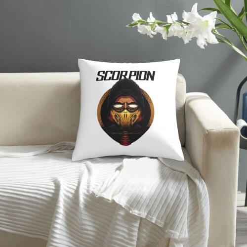 Scorpion pillowcase printed cushion cover sofa waist pillow pillow cover