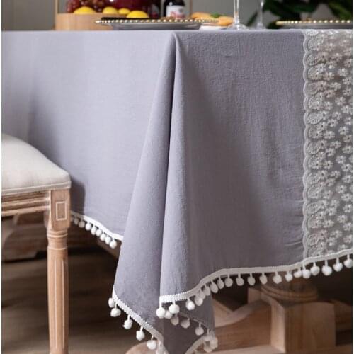 Manteles De Mesa Rectangular Daisy Lace Comes with Table Runner Tablecloth Nordic Household Table Cloth Serape Manteles Bordados