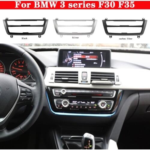 New LCI Radio Trim For BMW 3 series F30 F35 LED Dashboard Center Console AC Panel Light Blue Orange 2 Color Atmosphere Light