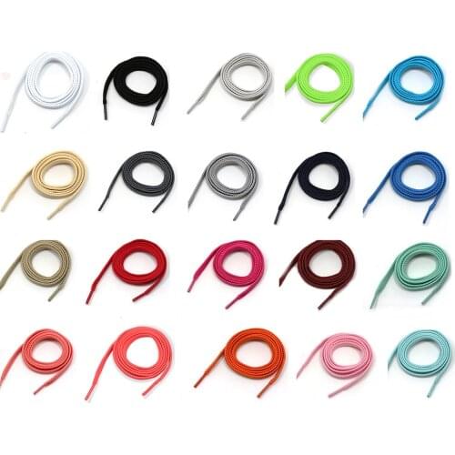 1Pair 120cm Sneakers Shoelaces Shoes Accessories Laces for Shoes Unisex Flat Shoe Laces Shoe Strings Shoelaces 0.8cm Width