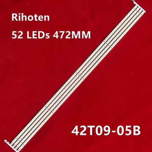 100% compatible LED bar light 42T09-05B for 73.42T09.005-4-SK1 73.42T09.004-4-SK1 T420HW07 V.6 panel 52LEDs 472MM