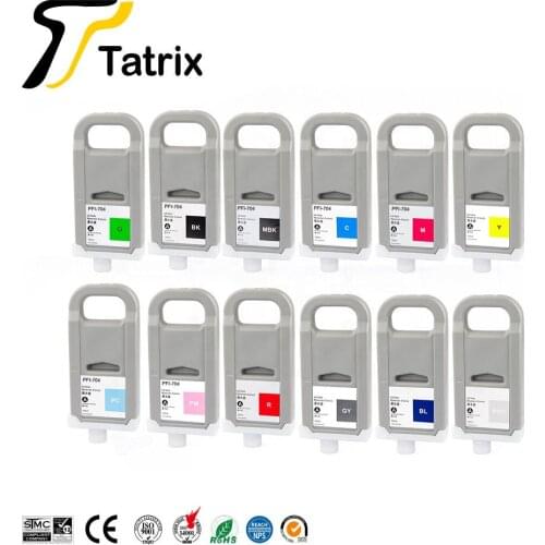 Tatrix PFI704 PFI-704 PFI 704 Premium Color Compatible Ink Cartridge for Canon iPF 8300/8310/8300S/8310S Printer