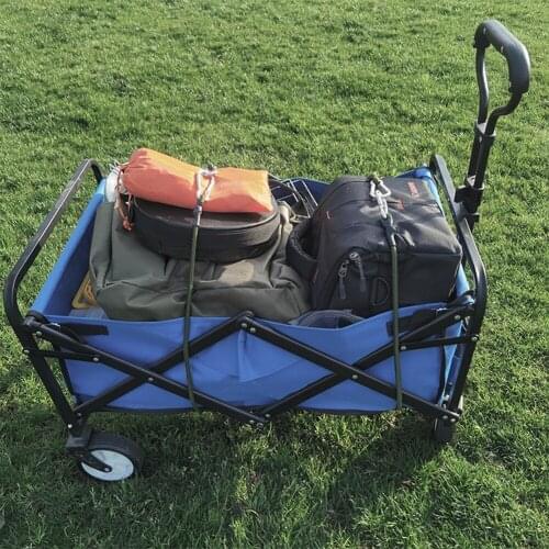 1PC High Quality 60/90/120cm Heavy Duty Bungee Cord Ropes Carabiner Clips Camping Baggage Straps For Camping Hiking FixingTool