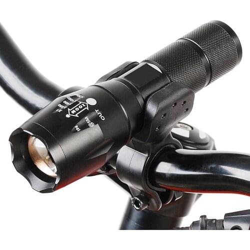1000 Lumens Bicycle Light T6 LED18650 Flashlight MTB Bike Lamp Headlight ZOOM Waterproof Cycling Front Light Bikes Accessories