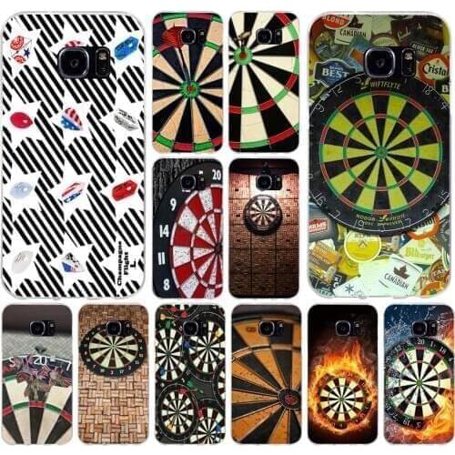 178H Dart board Soft TPU Silicone Cover Case for samsung Galaxy s6 s6 s7 edge s8 s9 plus case