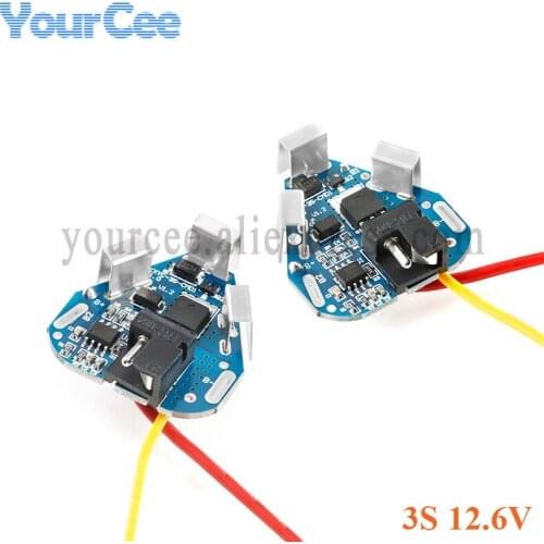 2pcs 3S 12.6V BMS Lithium Battery Protection Board 18650 Power Bank Balancer Battery Equalizer Board Cell Pack Li-ion PCM PCB