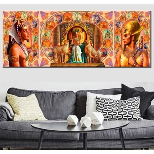 Diamond Embroidery,Retro Egyptian King Tut Queen 5D,Full Square/round drill,diamond painting DIY,Rhinestone,Mosaic Cross Stitch