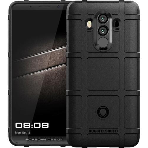 Armor Shock Absorption Shockproof Case For Huawei Mate 10 Porsche Design Anti Scratch Carbon Fiber Design Bag Cover 6.0 inch
