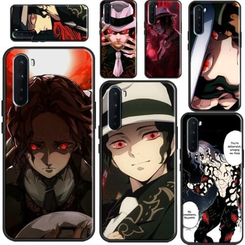 Kibutsuji Muzan Kimetsu no Yaiba Case Cover For OPPO A72 A52 A91 A83 A15 A1K A3S A5S A53 A31 A5 A9 2020 F5 F7 Reno 4 Pro