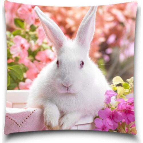 Cut Rabbit Throw Pillow Case for Christmas Gift Home Office Decal /Home Textile Gift Pillow Cover 5 size 9 style