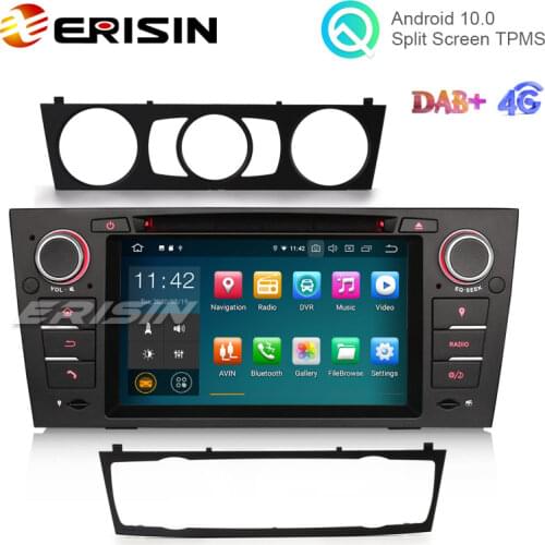 Erisin 5167 7" Android 10.0 Autoradio for BMW 3 Series E90 E91 E92 E93 M3 GPS DAB+ Wifi Bluetooth CD CarPlay