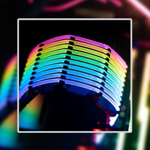 ARGB Cable Manual Control Streamer 24 Pin 5V ARGB AURA SYNC Cord for JONSBO DY-1 Household Computer Safety Parts