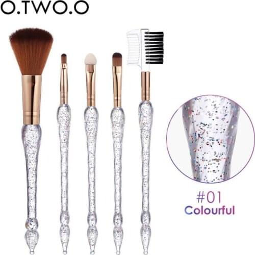 5 PCS Makeup Brush Beauty Tools Eye Shadow Brush Eyebrow Brush Loose Powder Brush Man-made Fiber Wood And Wool Plastic Handle