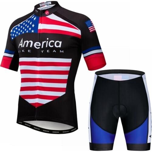 Cycling Jerseys Set Mens Mountain Bike Clothing Summer MTB Bicycle Suits Breathable Clothes Anti-UV