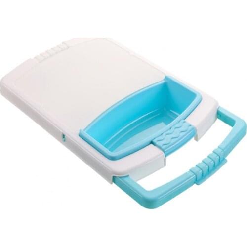 Kitchen Cutting Boards Stretchable 3 in 1 PP Plastic Multifunction Chopping Board with Water Drain 41cm x 28.7cm