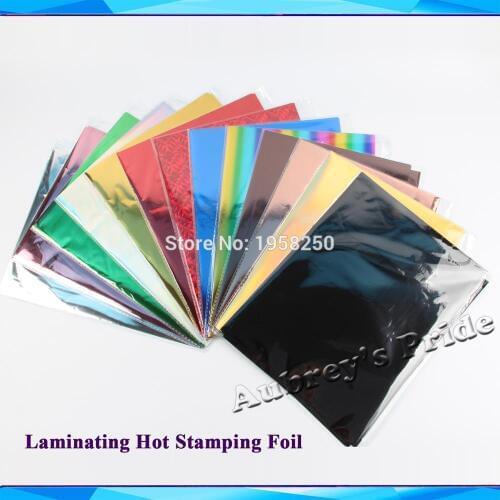 50 Sheets A4 Size Foil Paper Transfered Elegance to Business Card Laminator Laminating Used Printed Laser Printer