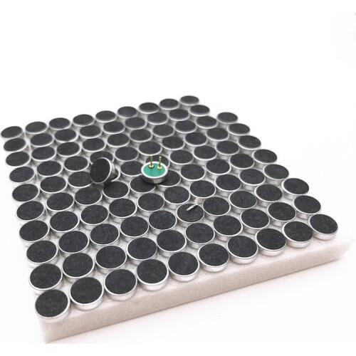 New 100pcs 6*1.5mm Electret Condenser MIC Capsule Microphone Cartridge 6015P