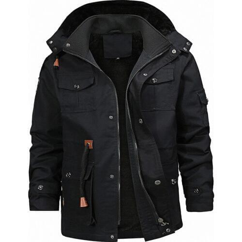 New Style Mens Mid-length Washed MENS Jacket Plus-size European And American-Style Trench Coat Mens