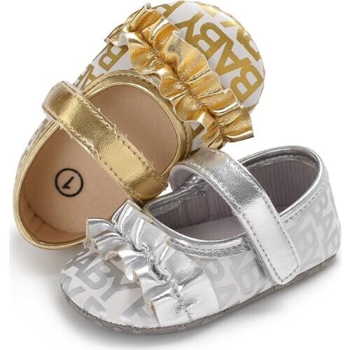 0-18M Baby Shoes Prewalker First Walkers Lovely Baby Sneakers Infantil Kids Girls Princess Shoes