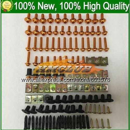 Fairing bolts full screw kit For HONDA CBR1000RR 04 05 06 07 CBR1000 RR CBR 1000 RR 2004 2005 2006 07 CL124 Nuts bolt screws Nut