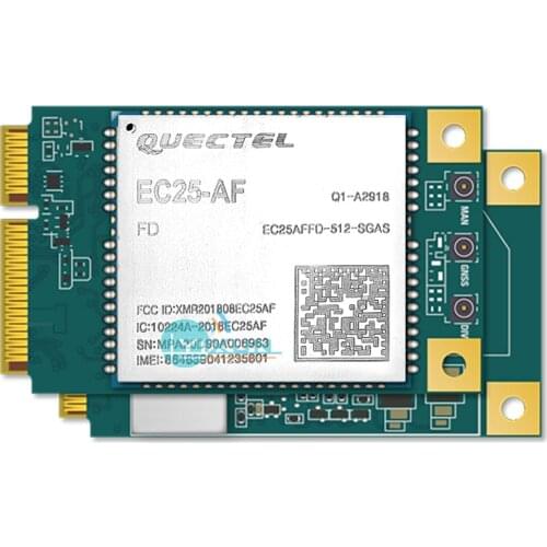 Quectel EC25-AF EC25AFFA-512-SGAS Mini Pcie B2/B4/B5/B12/B13/B14/B66/B71 FDD-LTE/TDD-LTD CAT4 Module for North America FirstNet