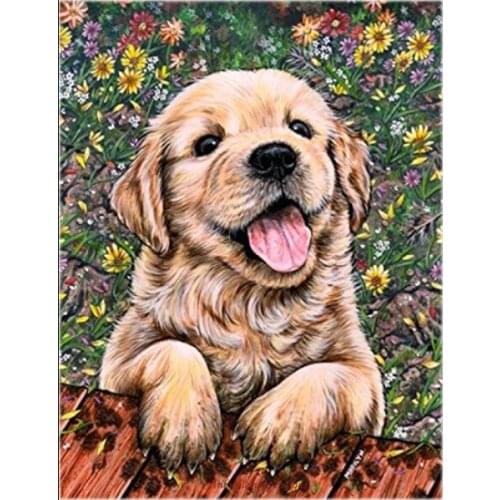 Counted Cross Stitch Kits Needlework Embroidery - 14 ct Aida DMC Color DIY Arts Handmade Home Decor - The Little Gardener