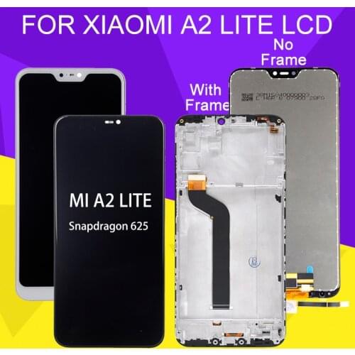 Promotion 1pcs For Xiaomi Redmi 6 Pro Lcd Touch Screen Digitizer Assembly For Xiaomi A2 Lite Display Free Shipping With Frame