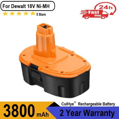 Culhye 3.8Ah 18V DC9098 DC9096 Replacement Battery for Dewalt XRP DC9096 DC9099 DC9098 DW9099 DW9098 Cordless Power Tool
