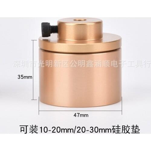 Spin Veil Gold Plated Cap Screwing Machine Aluminum Veil Capping Machine Accessories Size 10-30mm