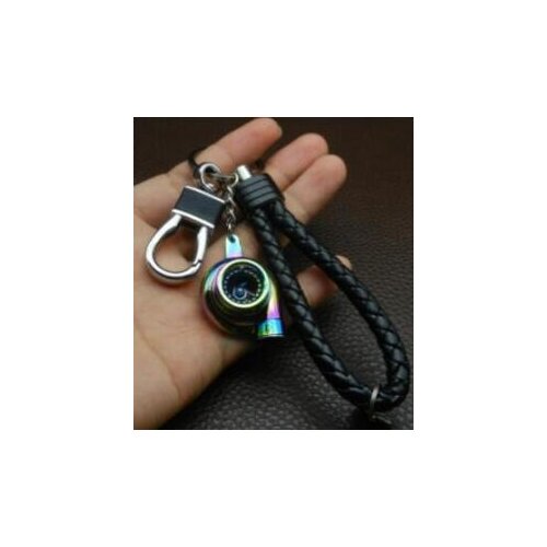 10pcs Rotating Turbine Keychain Hot Selling Auto Parts Model Turbo Turbocharger Sleeve Bearing Keychain Ring Keyring Keychain