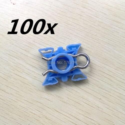 100PCS Window Lift Sliding Pivot Regulator Clip Fastener For BMW 3 5 & 7 Series 335xi E32 E34 Z4 51321938884