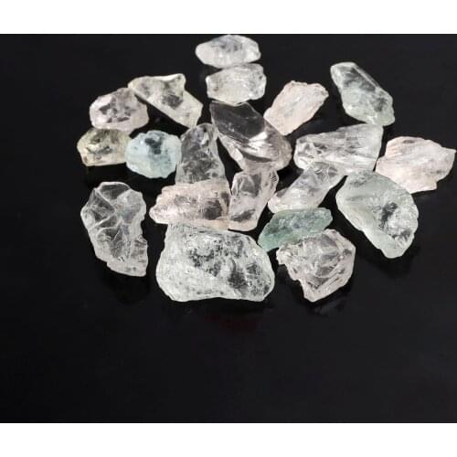 25Ct/pack Rare Natural Morganite Gemstones Rough Fine Jewelry Minerals Ring Making Necklace Mounting Diy Collection