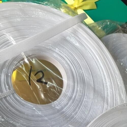 50 Yards Wedding Dress Petticoat support bone Boning width 1.2cm in white transparent color
