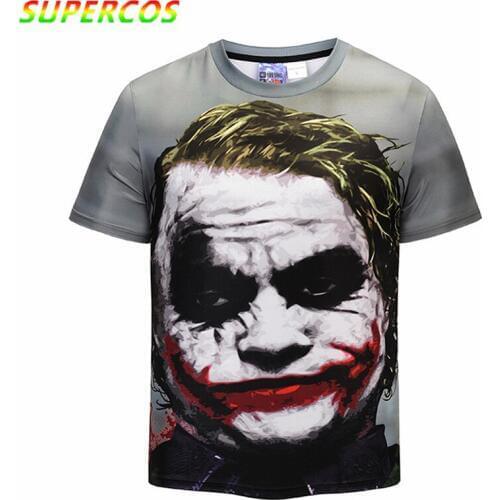 Free Shipping! Newest Good Quality Summer Cool Decorative Pattern Skull 3D Artistic Print Comfortable Short Sleeve T-shirt