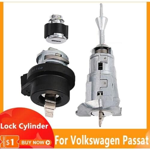 Left Car Door Lock Cylinder For Volkswagen Passat Replacement Auto Lock Cylinder For Locksmith Tool